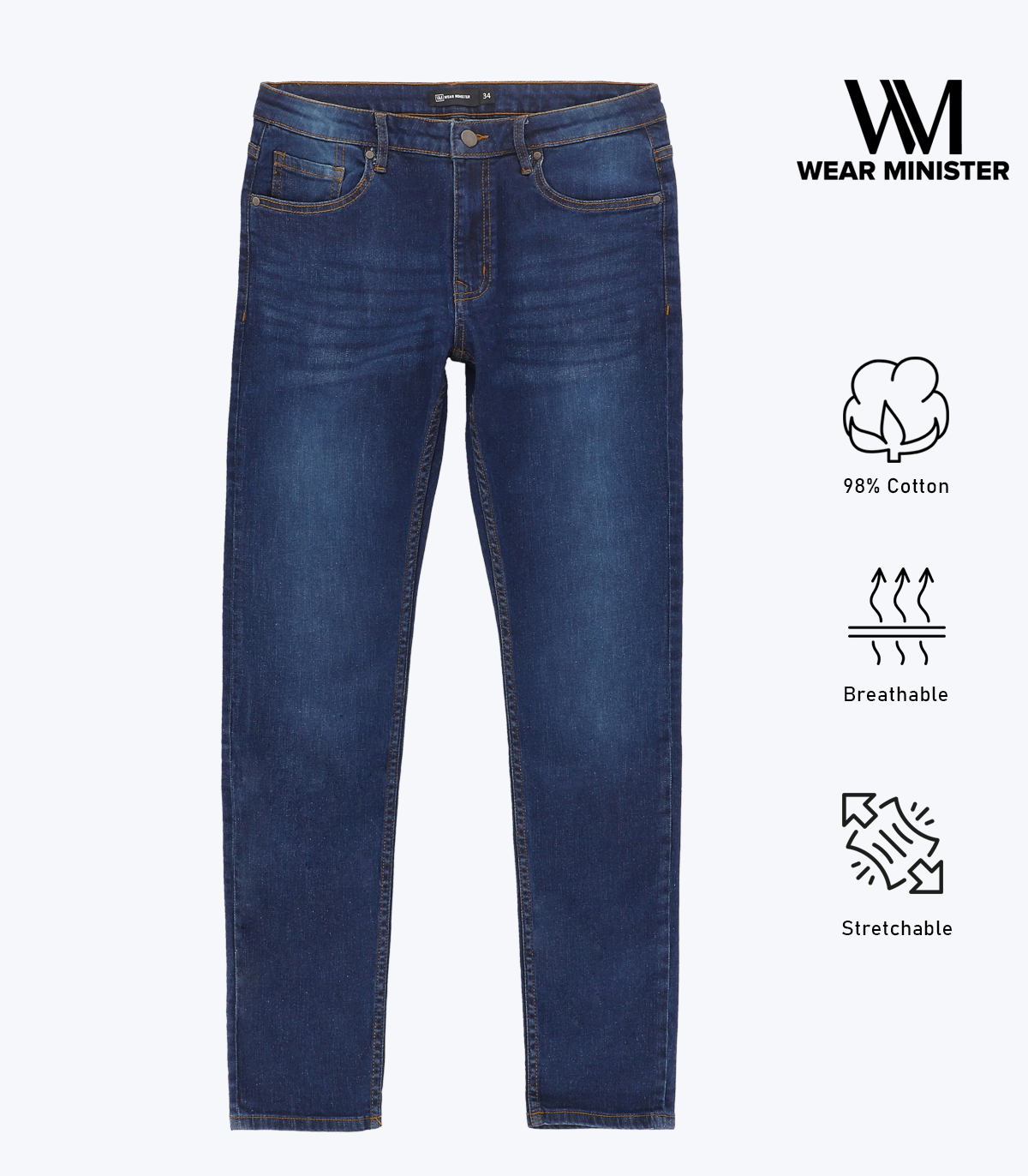 Buy Dark Blue Jeans for Men by DNMX Online | Ajio.com-lmd.edu.vn