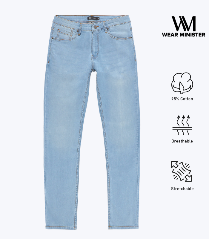 Sky Light Blue Denim